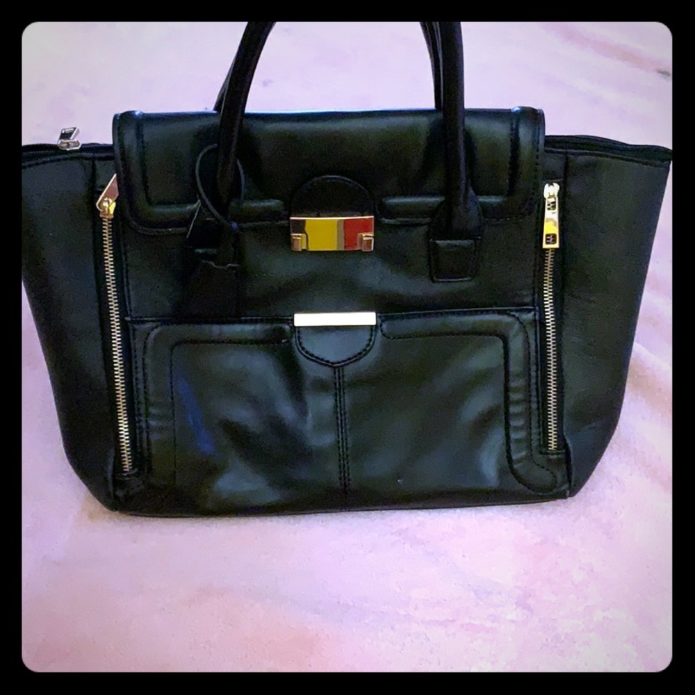 JustFab Black Satchel